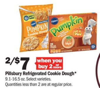 Meijer Pillsbury refrigerated cookie dough offer
