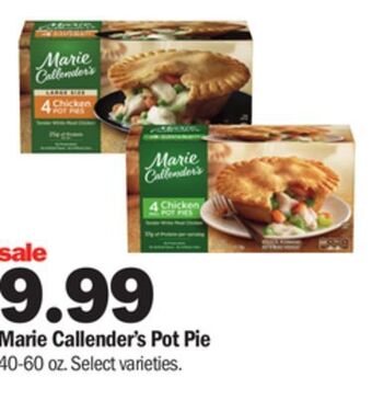 Meijer Marie callender's pot pie offer