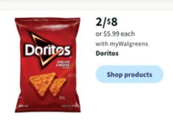 Walgreens Doritos offer