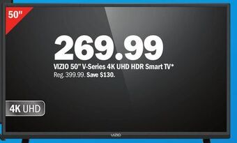 Meijer Vizio 50 v-series 4k uhd hdr smart tv offer