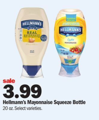 Meijer Hellmann's mayonnaise squeeze bottle offer