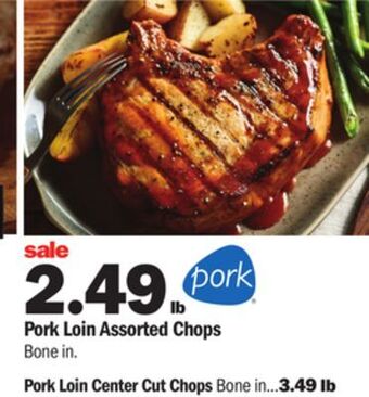 Meijer Pork loin assorted chops offer