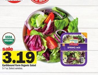 Meijer Earthbound farm organic salad offer