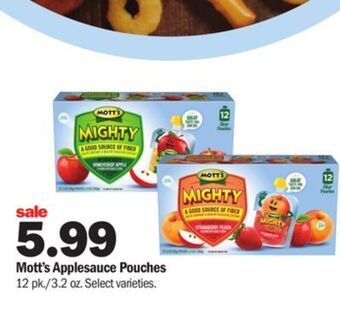 Meijer Mott's applesauce pouches offer