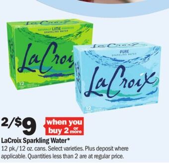 Meijer Lacroix sparkling water offer