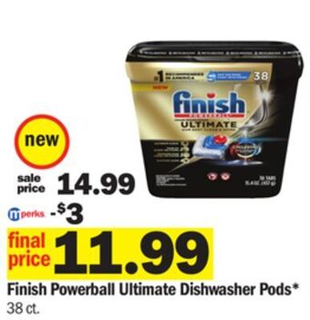 Meijer Finish powerball ultimate dishwasher pods offer