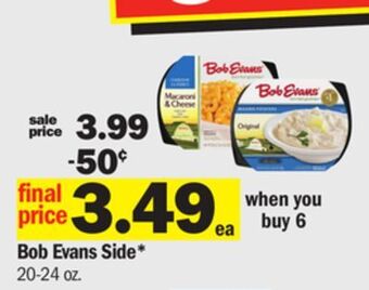 Meijer Bob evans side offer