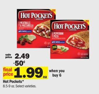 Meijer Hot pockets offer