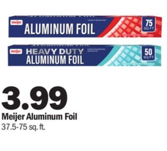 Meijer Meijer aluminum foil offer