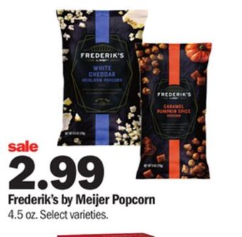 Meijer Frederik's by meijer popcorn offer