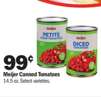 Meijer Meijer canned tomatoes offer