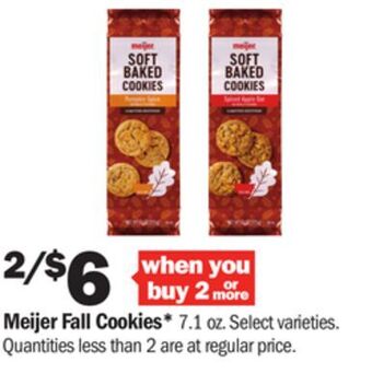 Meijer Meijer fall cookies offer