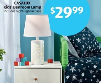 Aldi CASALUX Kids' Bedroom Lamp offer