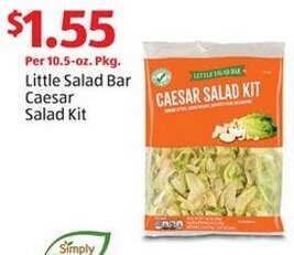 Aldi Little Salad Bar Caesar Salad Kit offer