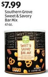 Aldi Southern Grove Sweet & Savory Bar Mix 41 oz offer