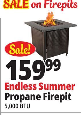 Ocean State Job Lot Endless summer propane firepit offer