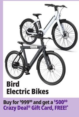 Ocean State Job Lot Electric bikes offer