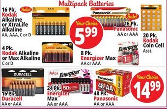 Ocean State Job Lot Batteries offer