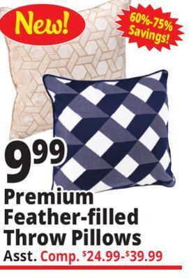 Ocean State Job Lot Decorative thrown pillows offer