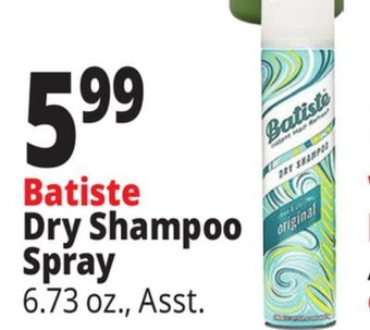 Ocean State Job Lot Batiste dry shampoo spray offer