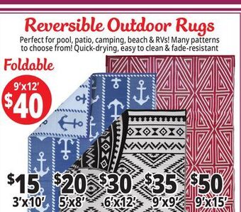 Ocean State Job Lot Outdoor rugs offer