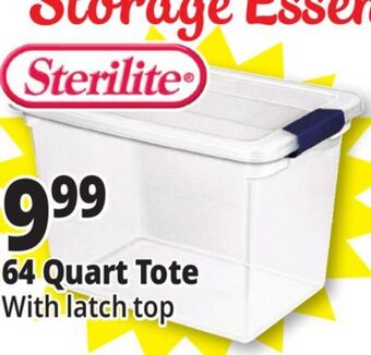 Ocean State Job Lot 64 quart tote offer