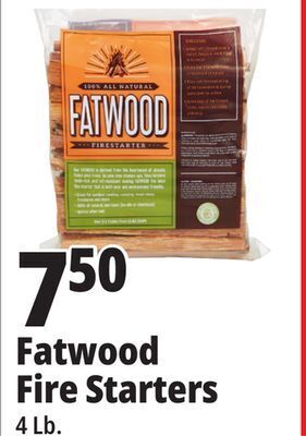Ocean State Job Lot Fatwood firestarter offer