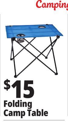 Ocean State Job Lot Folding camp table offer