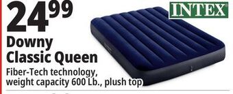 Ocean State Job Lot Intex queen dura-beam classic downy air mattress offer