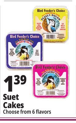 Ocean State Job Lot Suet cakes offer