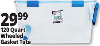 Ocean State Job Lot Sterilite wheeled gasket storage box, 120 qt offer