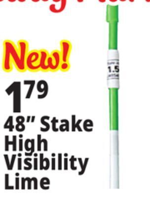 Ocean State Job Lot 48 fiberglass safety marker offer