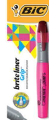 Ocean State Job Lot Bic brite liner grip highlighters, 4-piece offer