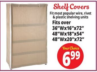 Ocean State Job Lot Shelf covers offer