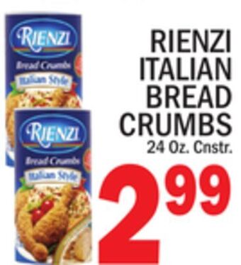 C Town Rienzi italian bread crumbs offer