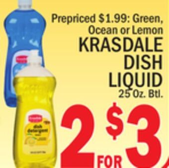 C Town Krasdale dish liquid offer