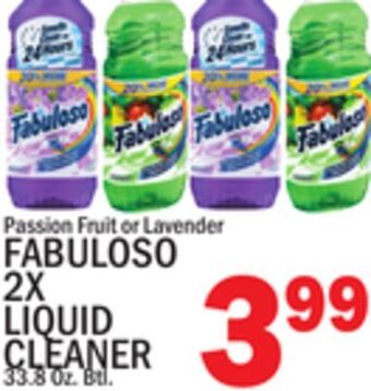 C Town Fabuloso 2x liquid cleaner offer