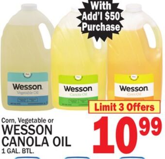 C Town Wesson canola oil offer