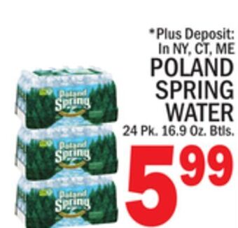 C Town Poland spring water offer
