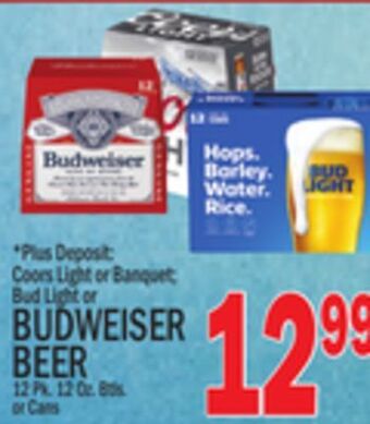 C Town Budweiser beer offer