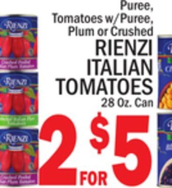 C Town Rienzi italian tomatoes offer