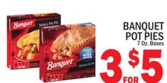 C Town Banquet pot pies offer