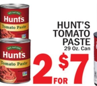 C Town Hunt's tomato paste offer