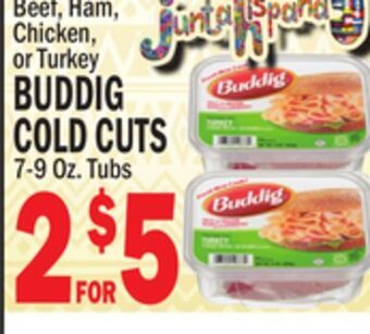 C Town Buddig cold cuts offer