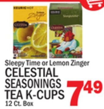 C Town Celestial seasonings tea k-cups offer