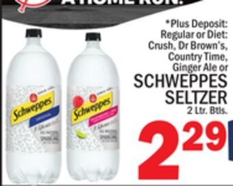 C Town Schweppes seltzer offer