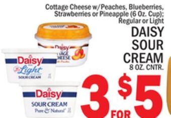 C Town Daisy sour cream 8 oz. cntr offer