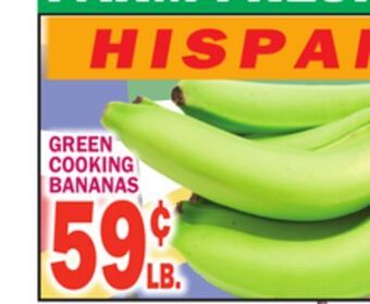 C Town Green cooking bananas offer