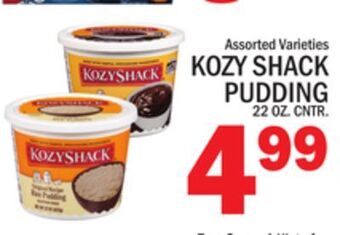 C Town Kozy shack pudding offer