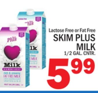C Town Skim plus milk offer